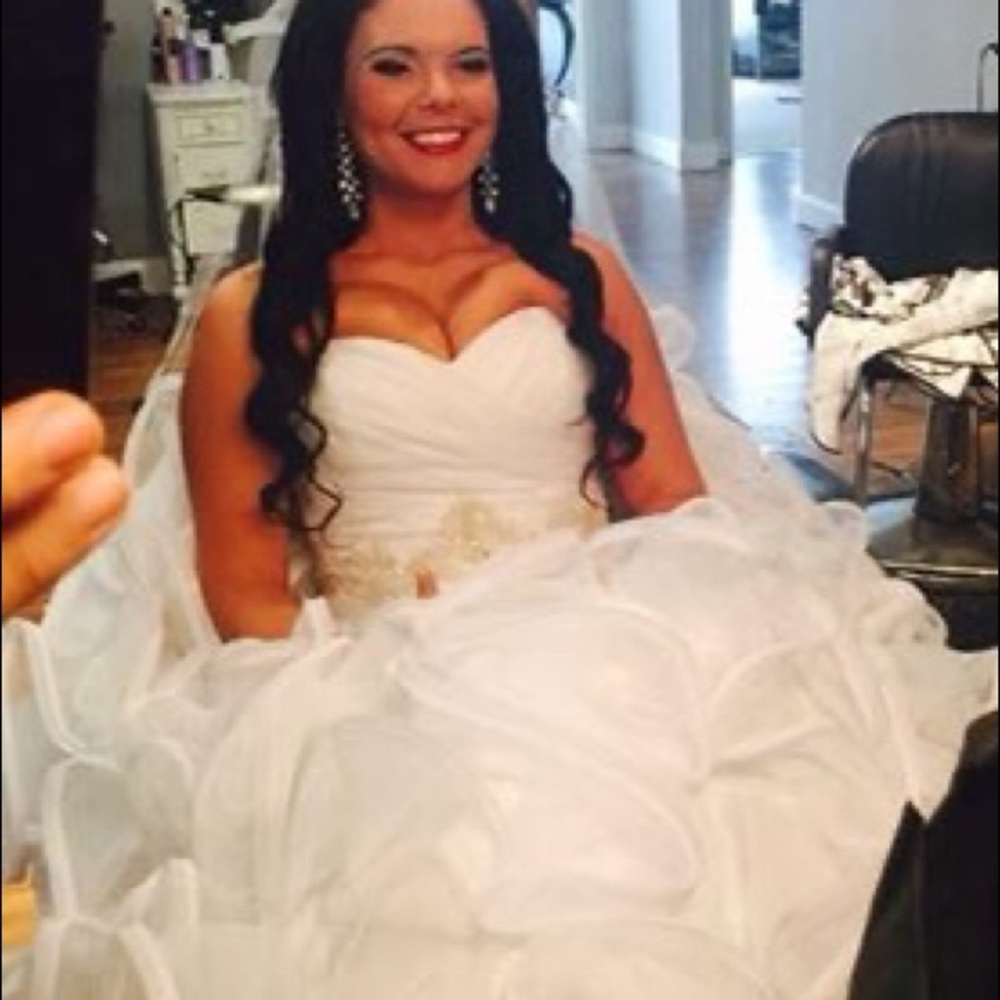 Gallina wedding dress with vail